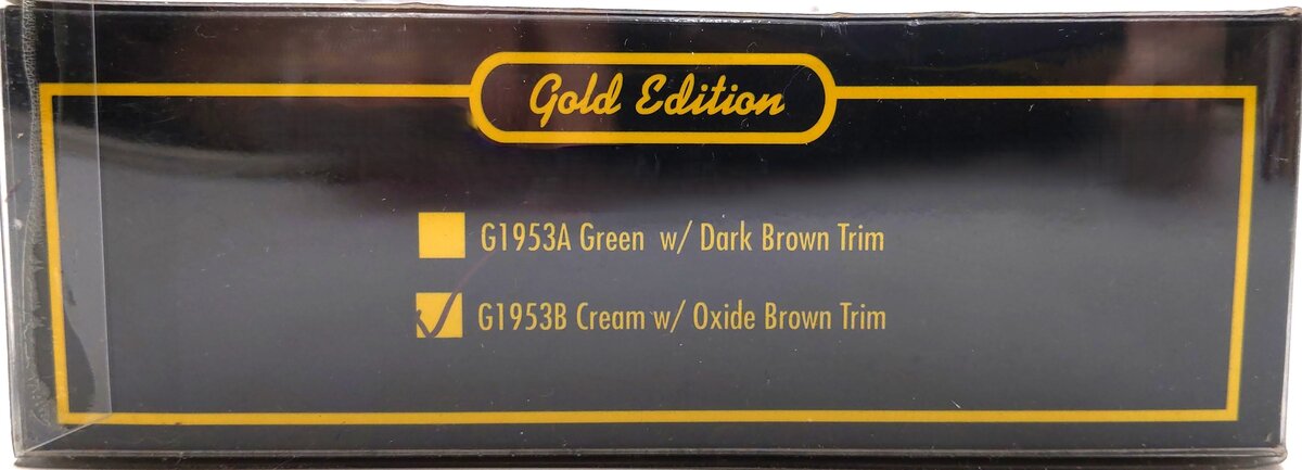 Weaver G1953B O Interlocking Tower Cream W/ Oxide Brown Gold Edition Assembled LN/Box