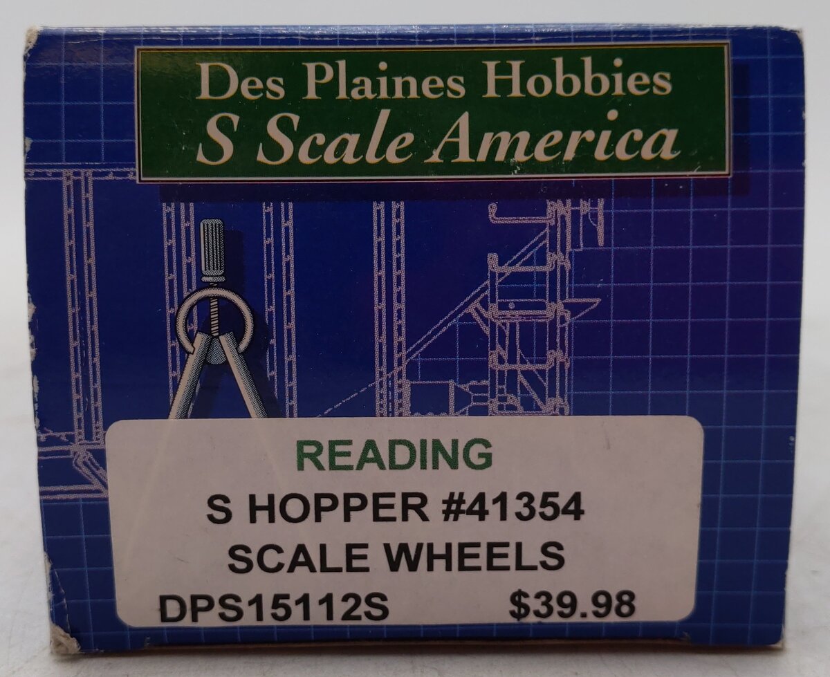 Des Plaines Hobbies DPS15112S S Gauge Reading Open Hopper Car #41354 EX/Box
