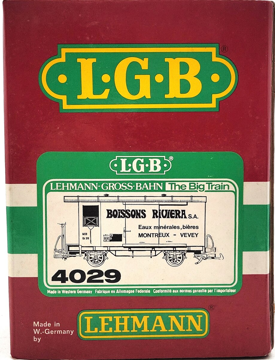 LGB 4029 Boissons Riviera Boxcar EX/Box