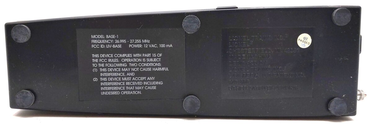 Lionel 6-12911 O Gauge TMCC Trainmaster Command Base LN