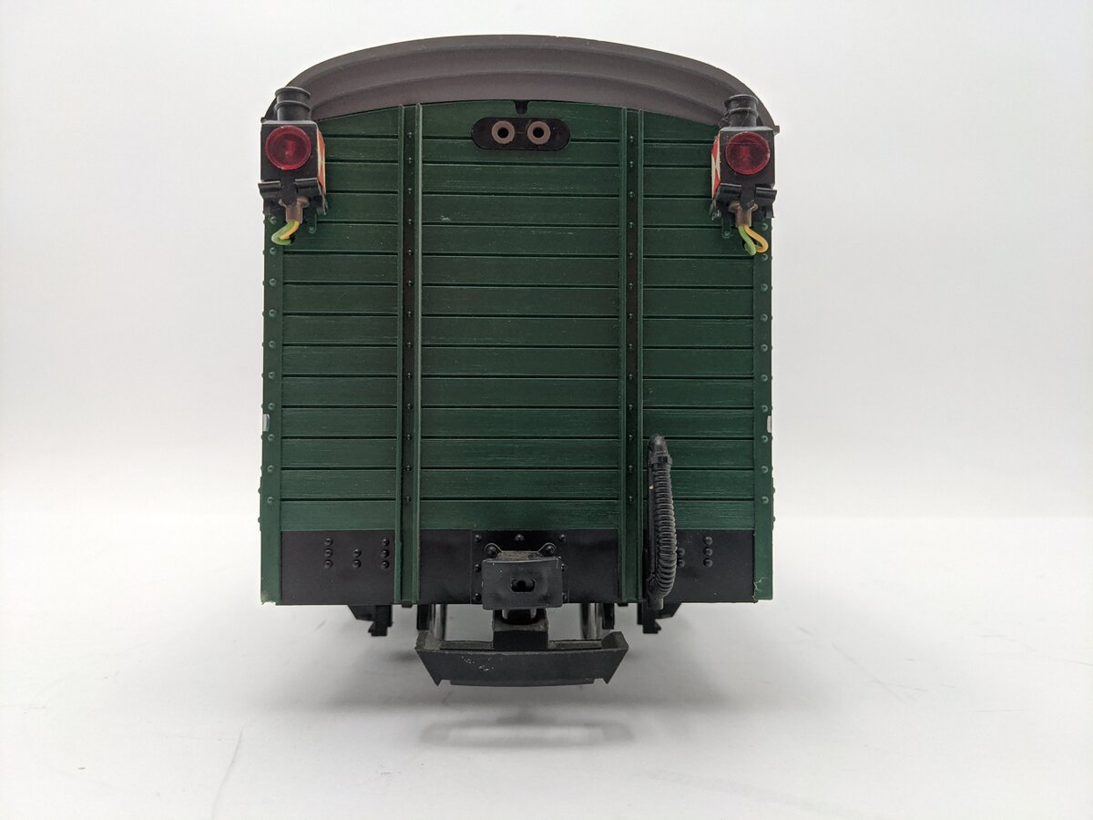 LGB 3019 G Scale Mail Post Car with Lights (Metal Wheels) EX