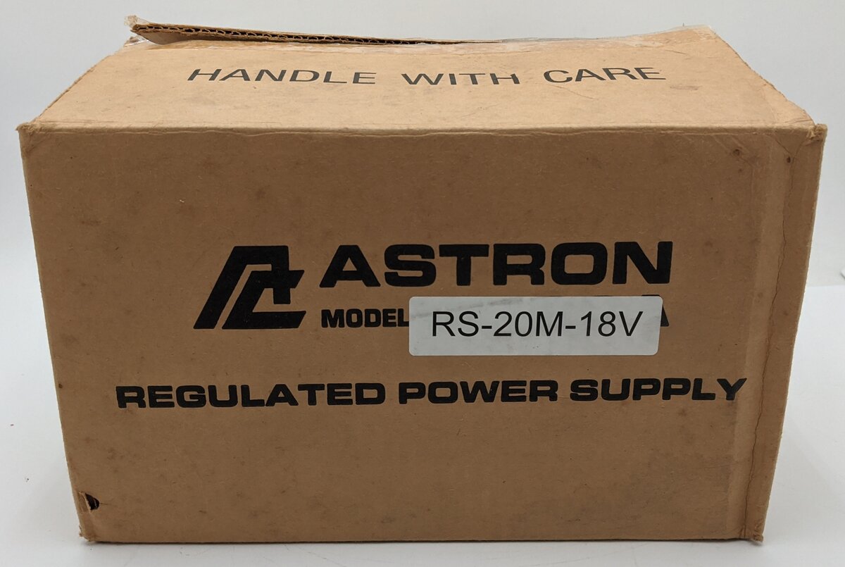 Astron RS-20M-18V Power Supply/Box