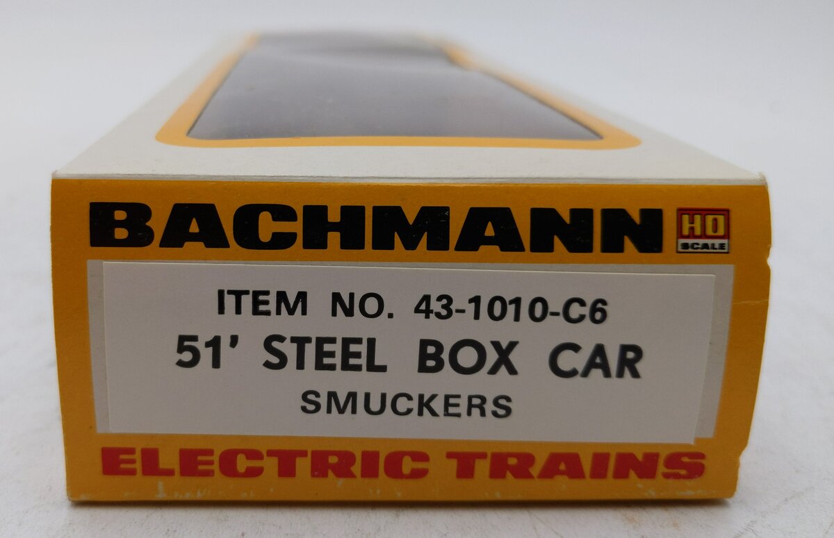 Bachmann 43-1010-C6 HO Smuckers 51' Steel Box Car LN/Box