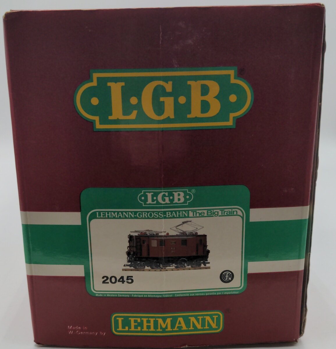 LGB 2045 G Scale RhB Electric Locomotive #205 VG/Box