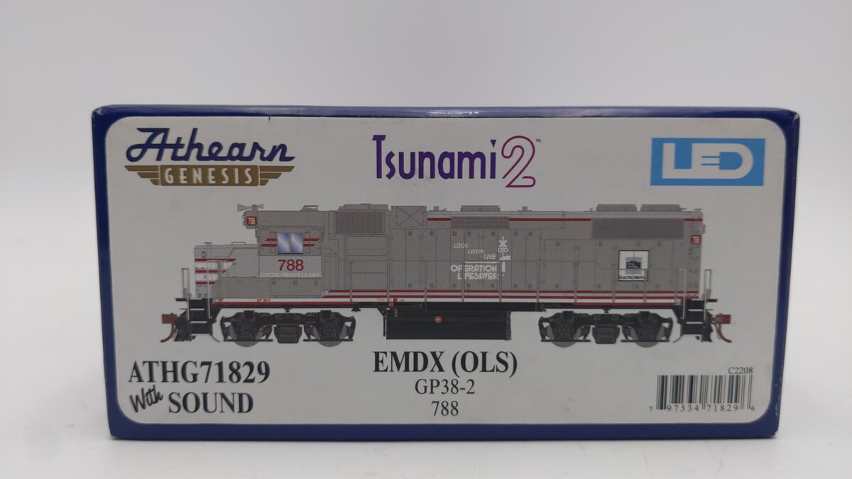 Athearn G71829 HO Scale EMDX Diesel Locomotive w/DCC #788 EX/Box