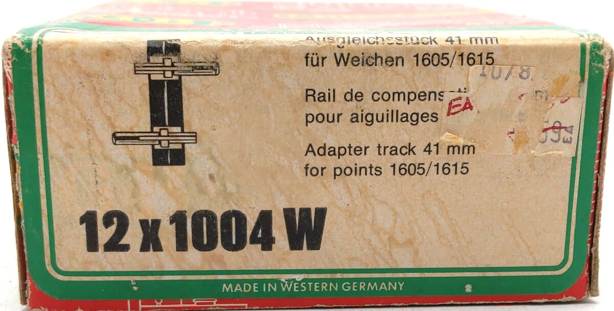LGB 1004 G Scale Track (4) EX/Box