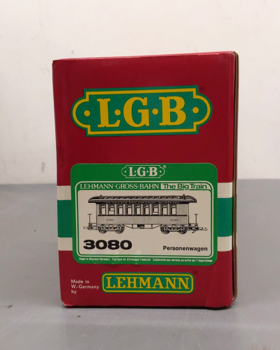 LGB 3080 Denver & Rio Grande Western Passenger Car EX/Box