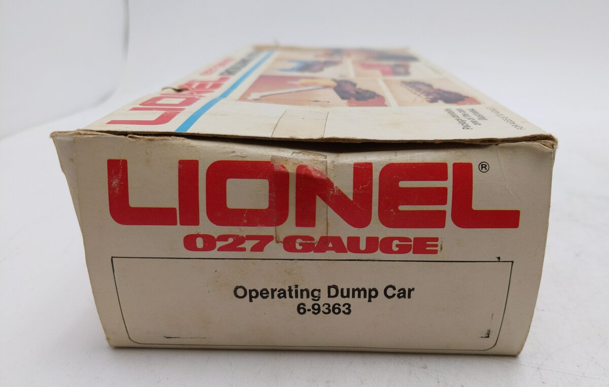 Lionel 6-9363 Norfolk & Western Operating Dump Car LN/Box