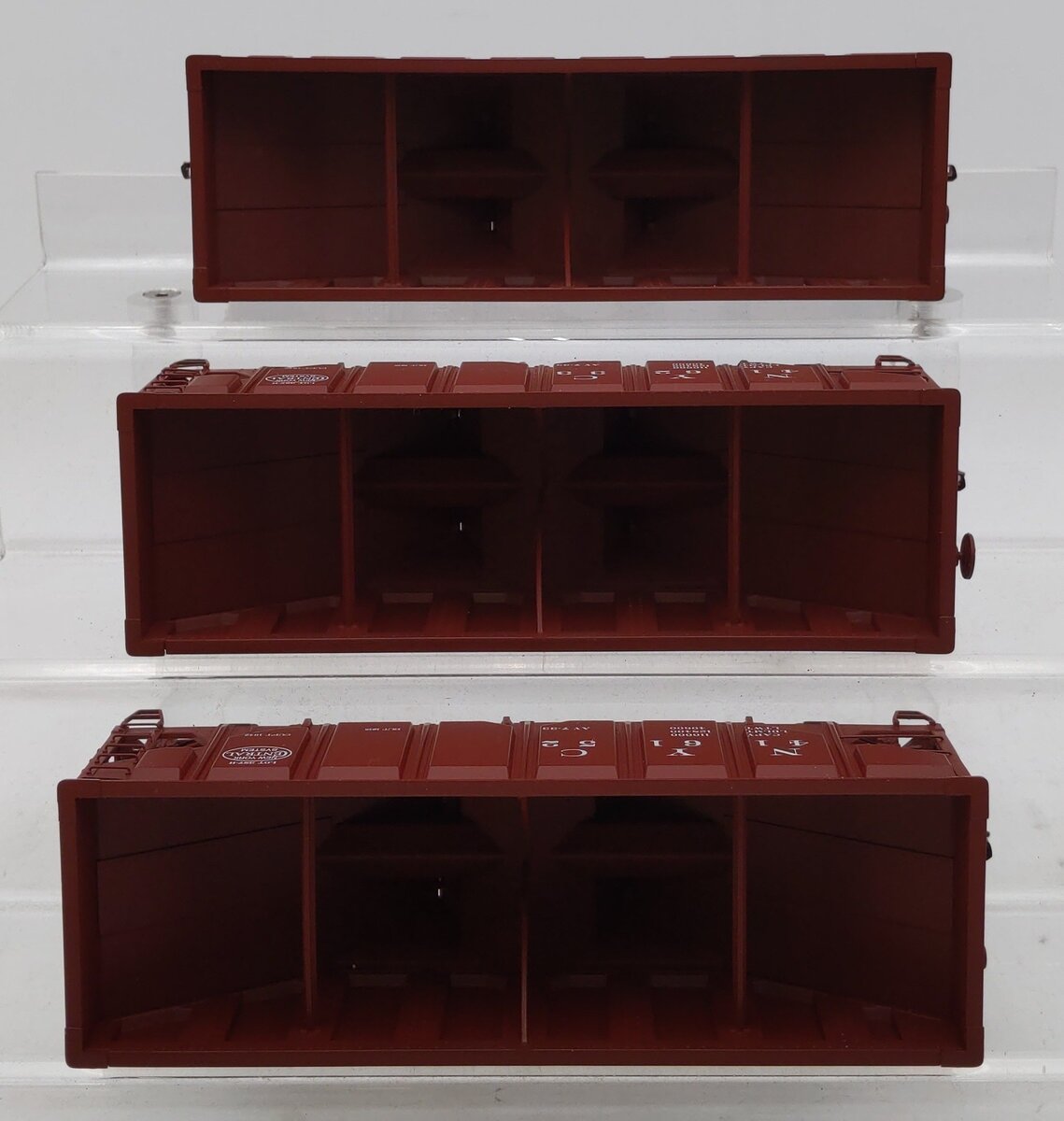 S-Helper 01190 S Scale NYC Red 3-Car Hopper Car Set A EX