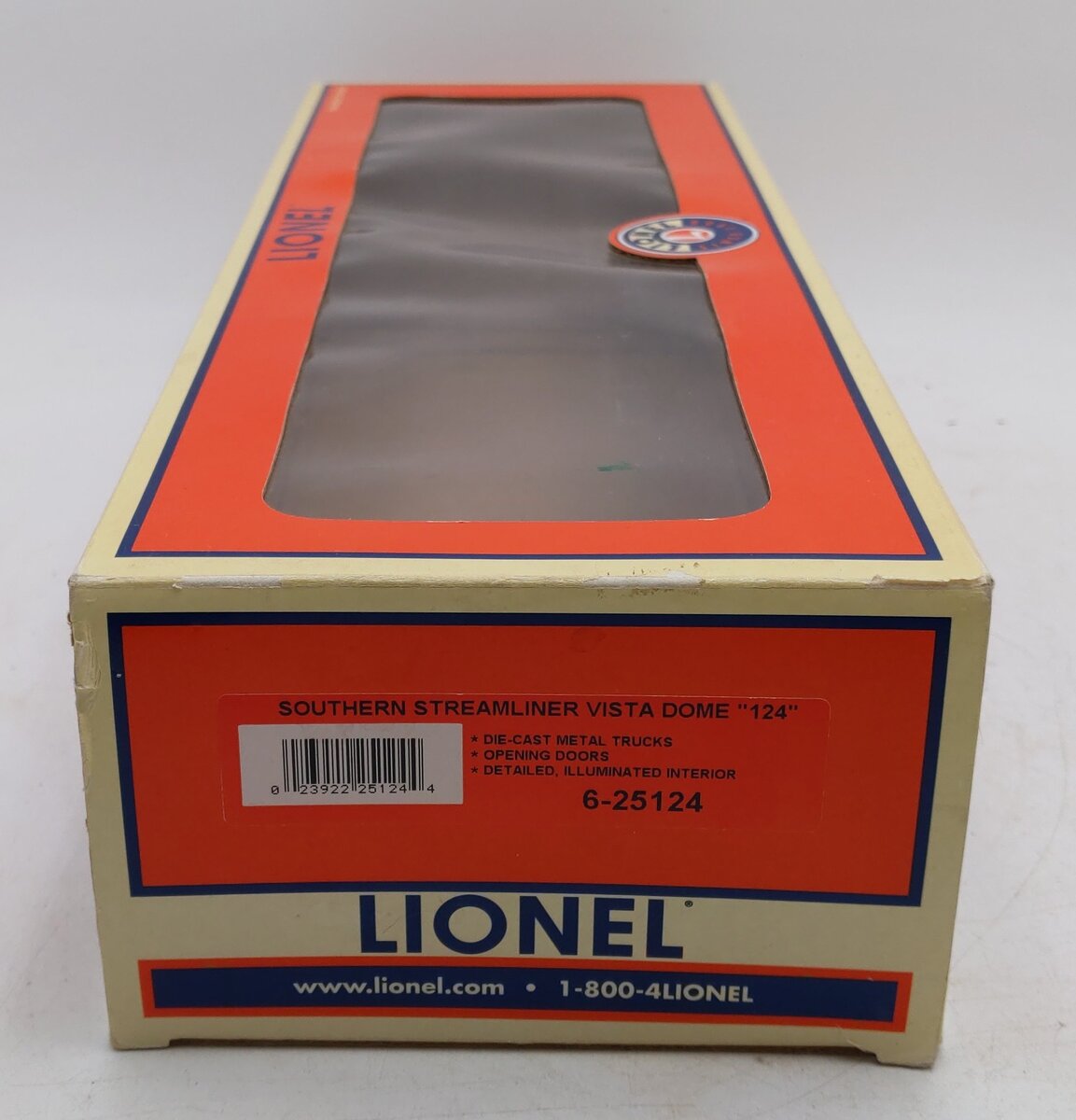 Lionel 6-25124 Southern Streamline Dome Car EX/Box