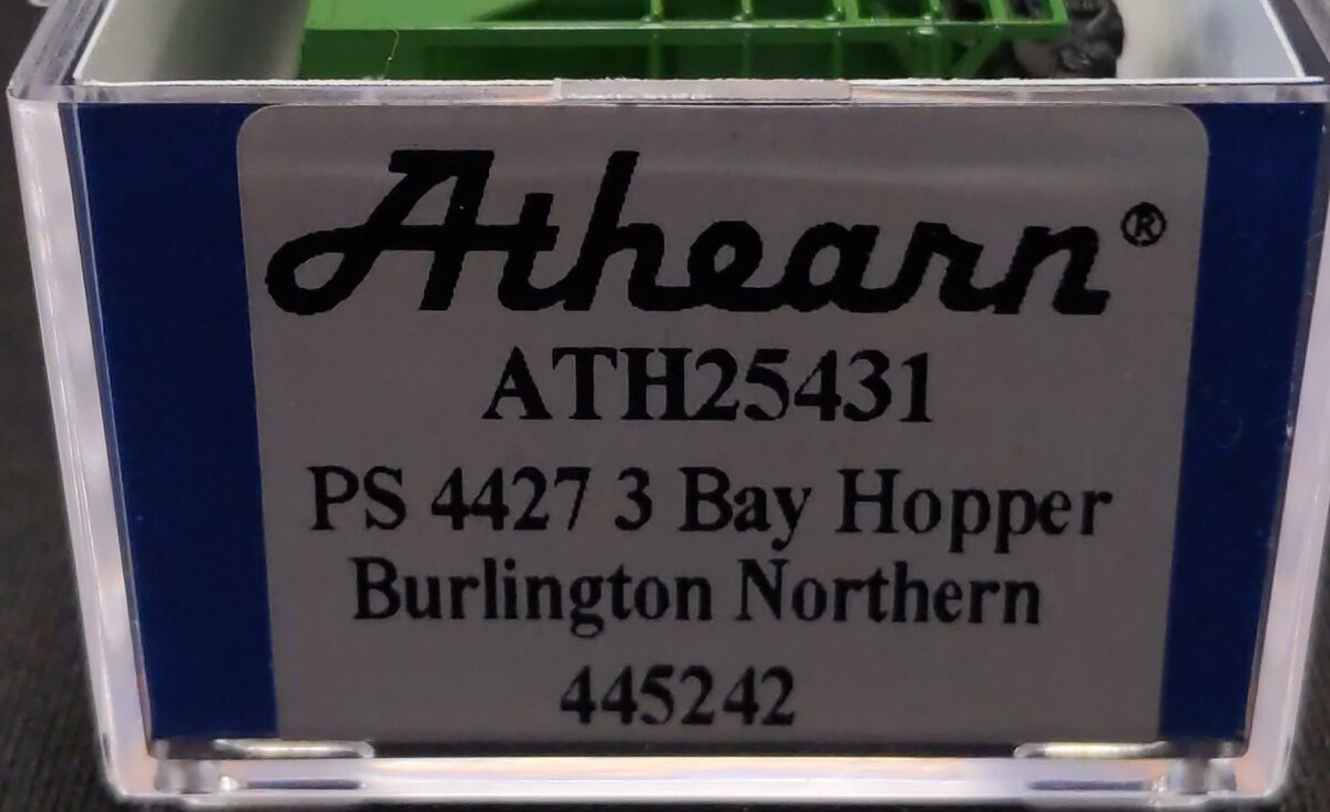 Athearn 25431 N Burlington Northern PS 4427 Covered Hopper #445242 LN/Box