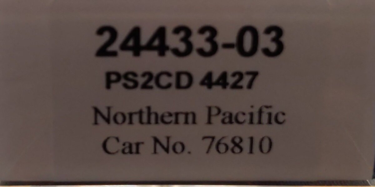 Trainworx Inc. 24433-03 N Northern Pacific Covered Hopper #76810 LN/Box