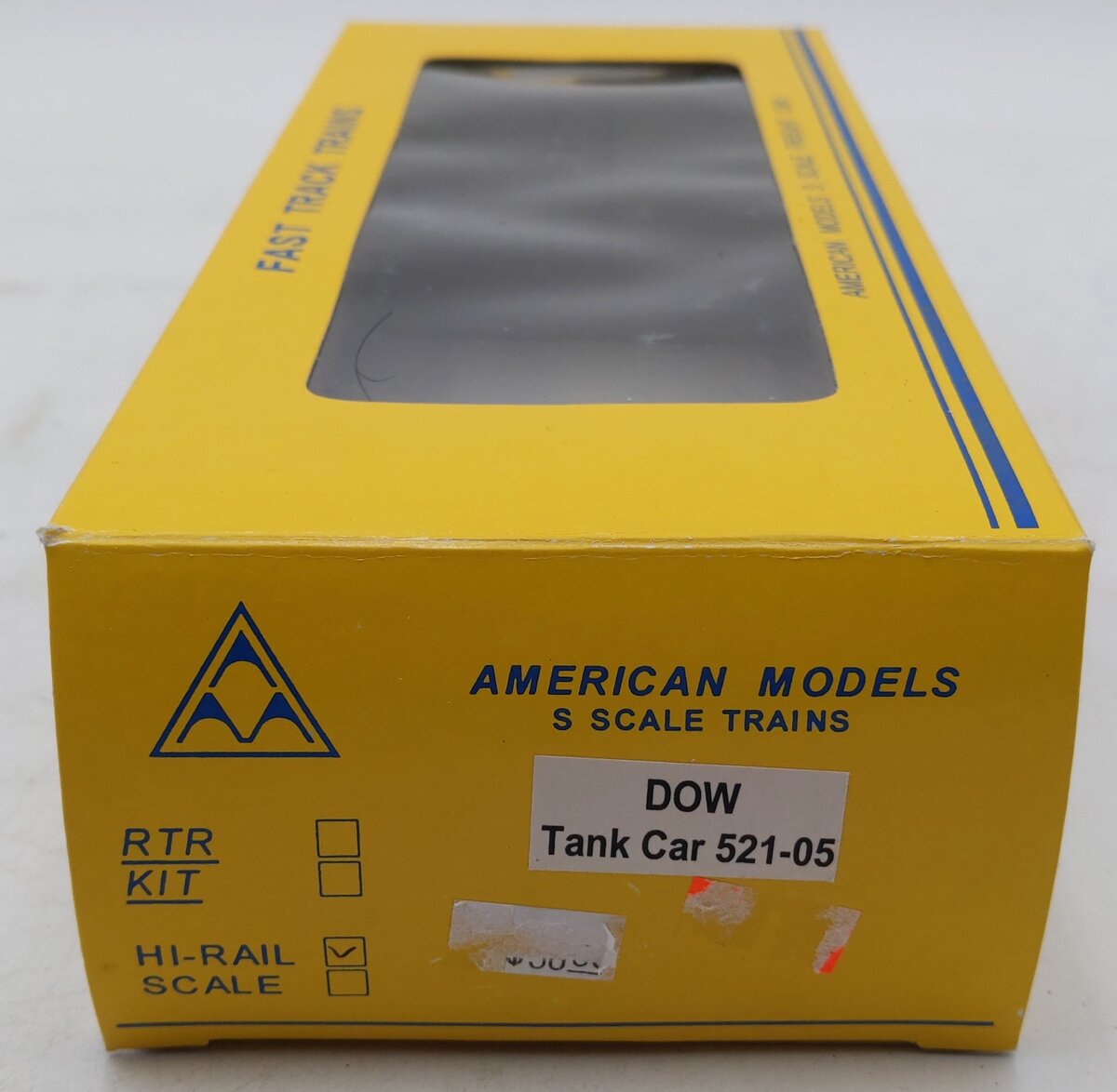 American Models 521-05 S Gauge DOW Tank Car # 8705 LN/Box