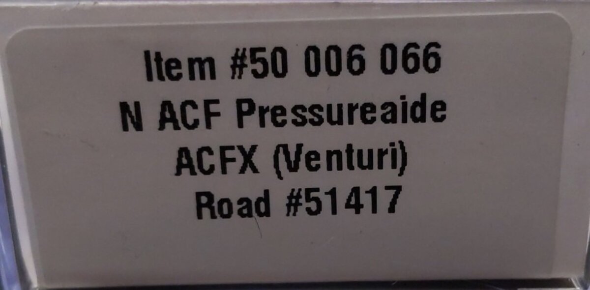 Atlas 50006066 N ACFX VENTURI Pressuraide Hopper #51417 LN/Box