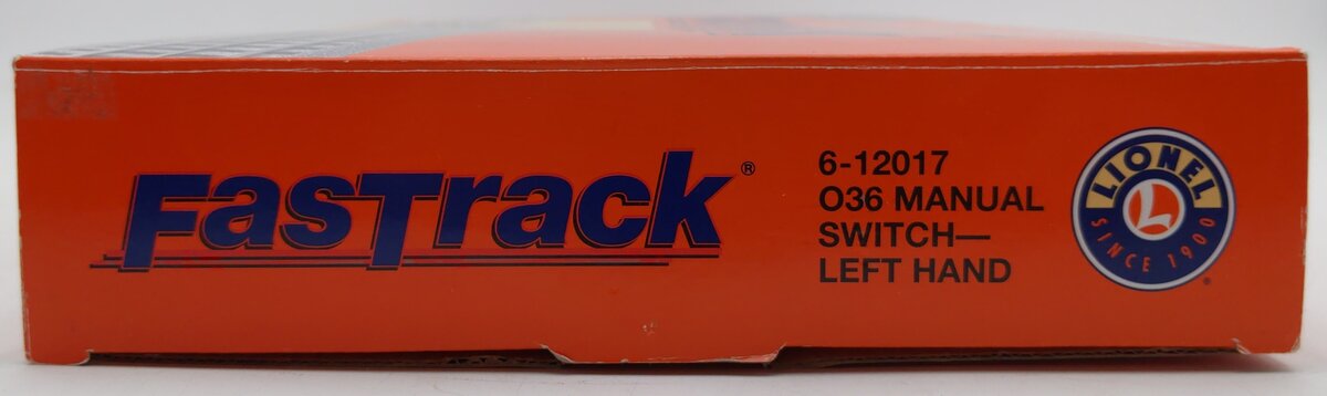 Lionel 6-12017 O36 FasTrack Left Hand Manual Switch Turnout VG/Box