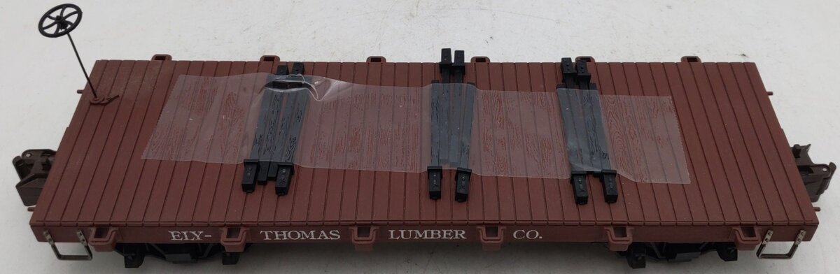 Bachmann 93527 G Scale Ely Thomas Lumber Flatcar w/Logs EX