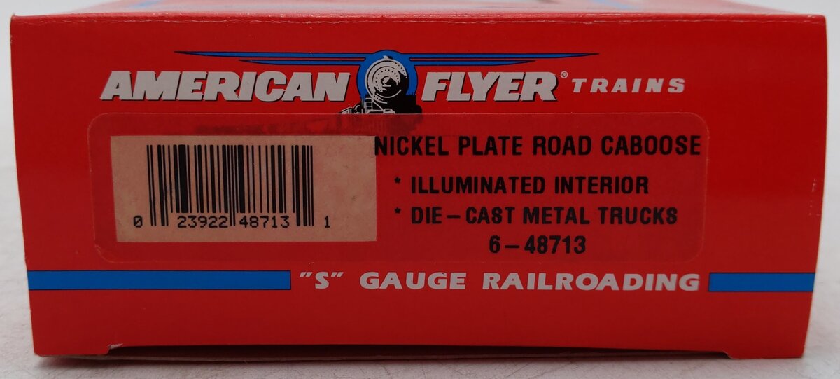 American Flyer 6-48713 S Scale Nickel Plate Road Caboose EX/Box