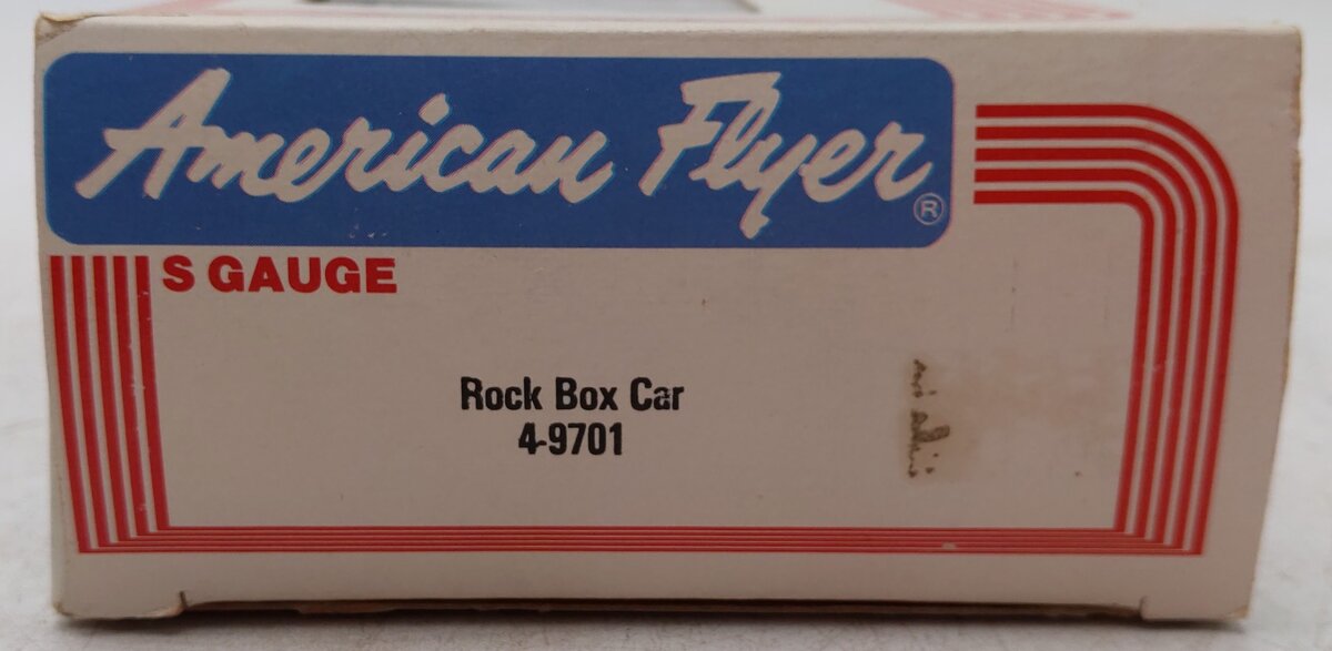 American Flyer 4-9701 S Gauge The Rock Box Car #9701 EX/Box