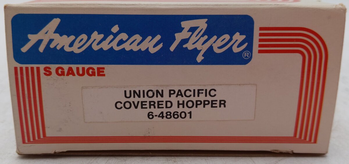 American Flyer 6-48601 S Gauge Union Pacific Covered Hopper #48601 EX/Box