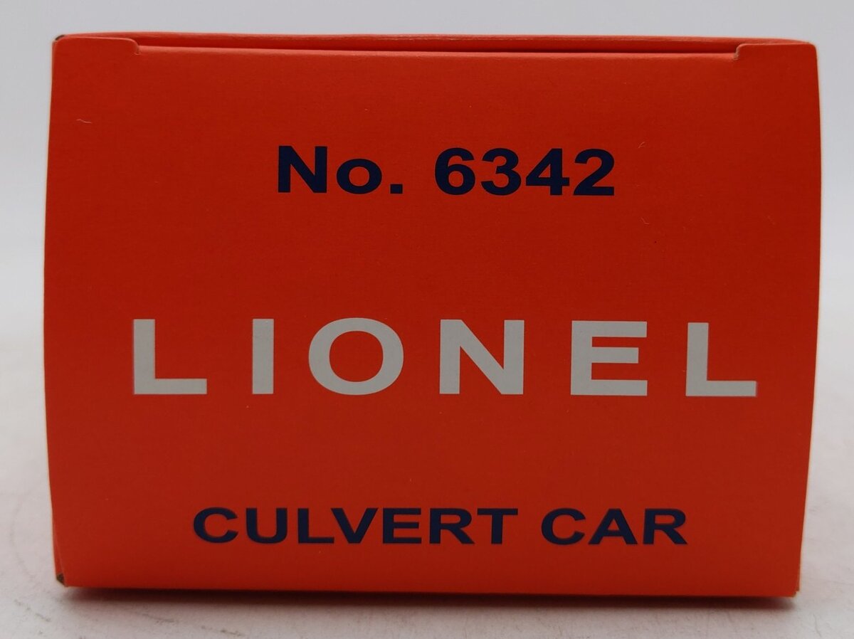 Lionel 6-19429 O Gauge New York Central Culvert Gondola w/ Culverts #6342 NIB