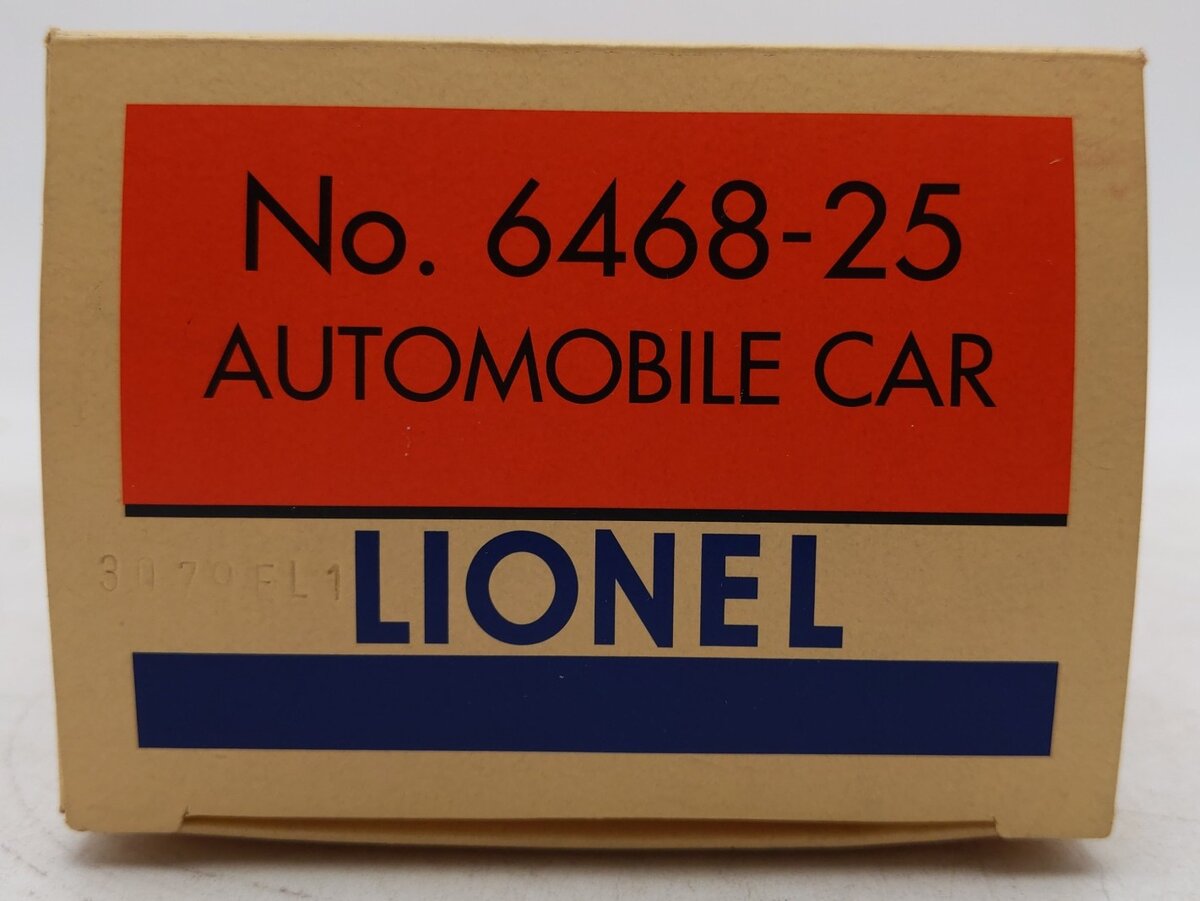 Lionel 6-38324 O Gauge Modern Reproduction Automobile Boxcar LN/Box