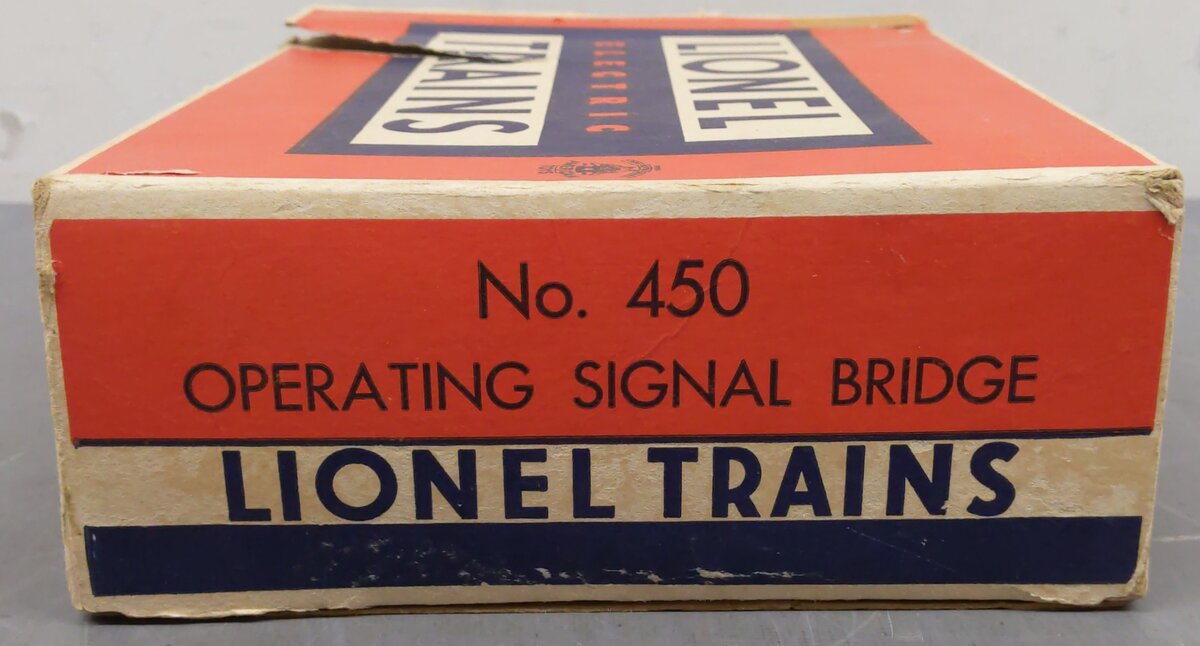 Lionel 450 Vintage O Postwar Operating Signal Bridge VG/Box