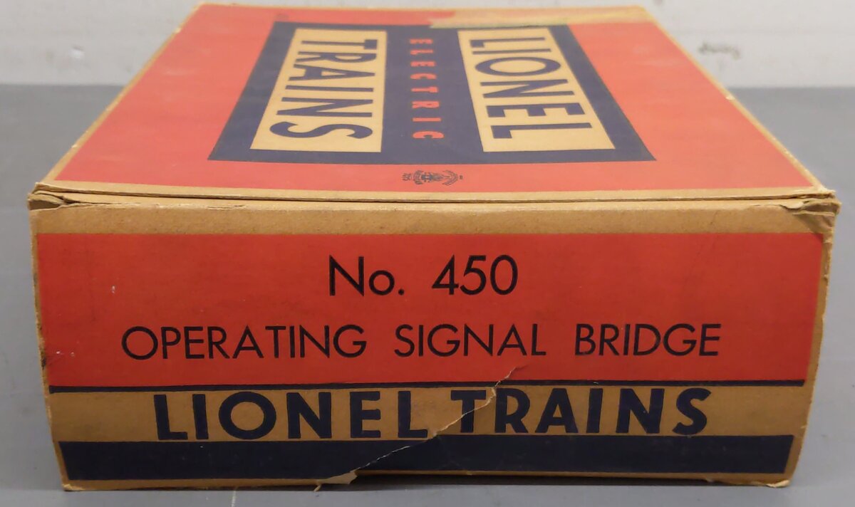 Lionel 450 Vintage O Postwar Operating Signal Bridge VG/Box