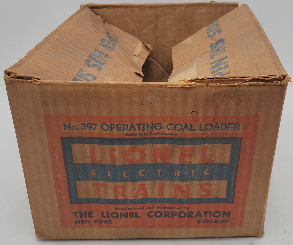 Lionel 397 Vintage O Operating Coal Loader/Box