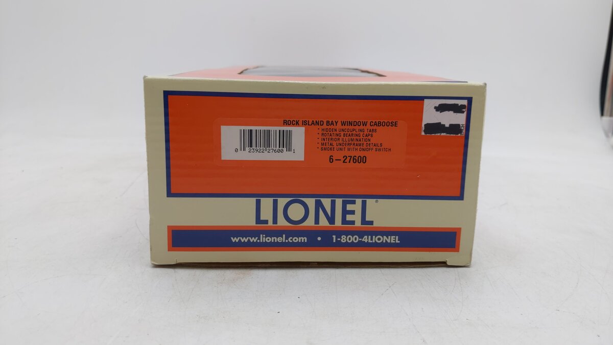 Lionel 6-27600 Rock Island Bay Window Caboose EX/Box