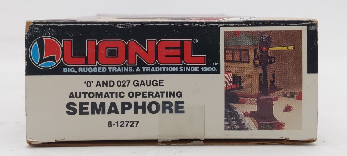 Lionel 6-12727 O and O27 Gauge Automatic Operating Semaphore Signal EX/Box