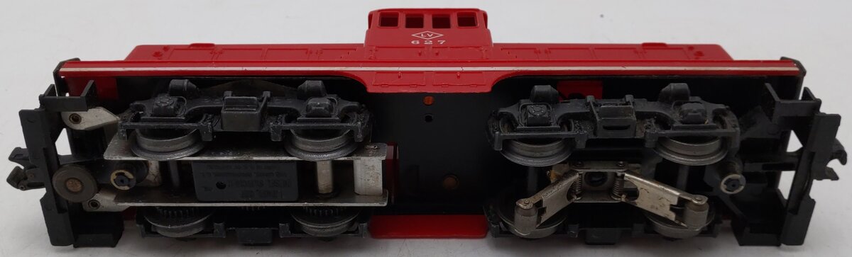 Lionel 627 Vintage O Gauge Lehigh Valley 44 Ton Diesel Locomotive VG