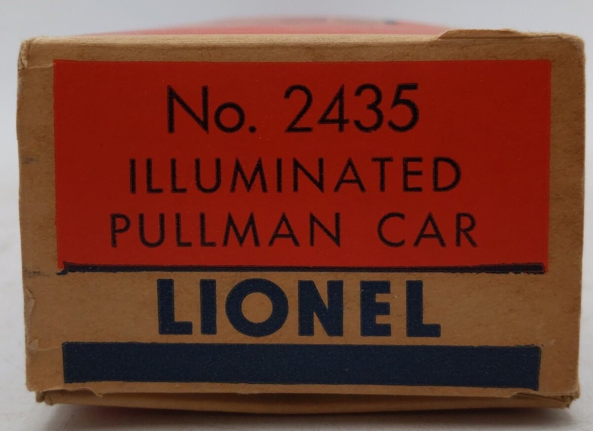 Lionel 2435 Vintage O Lionel Lines Illuminated Elizabeth Passenger Car VG/Box