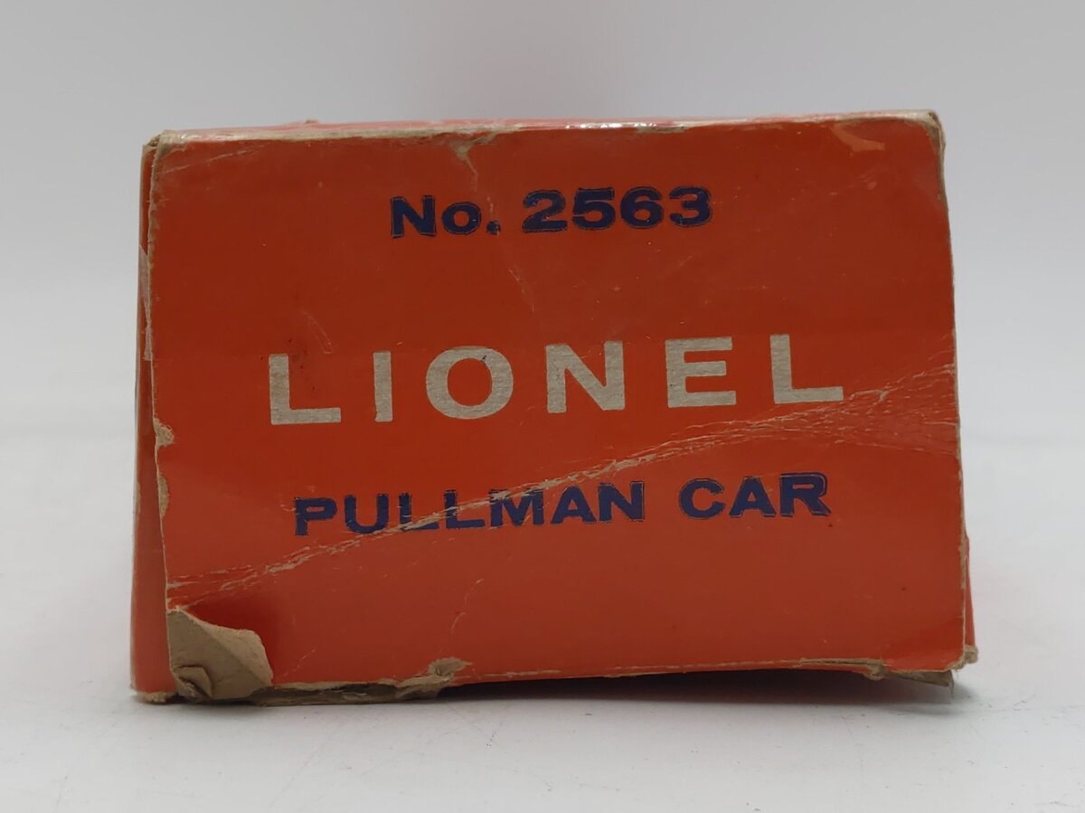 Lionel 2563 Vintage O Santa Fe "Indian Falls" Red Stripe Aluminum Pullman Car EX/Box