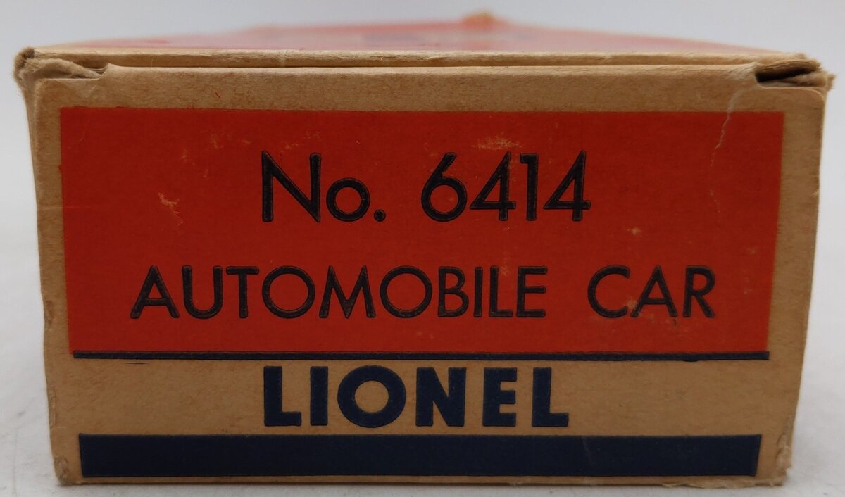 Lionel 6414 Vintage O Gauge Postwar Evans Autoloader with 4 Automobiles VG/Box