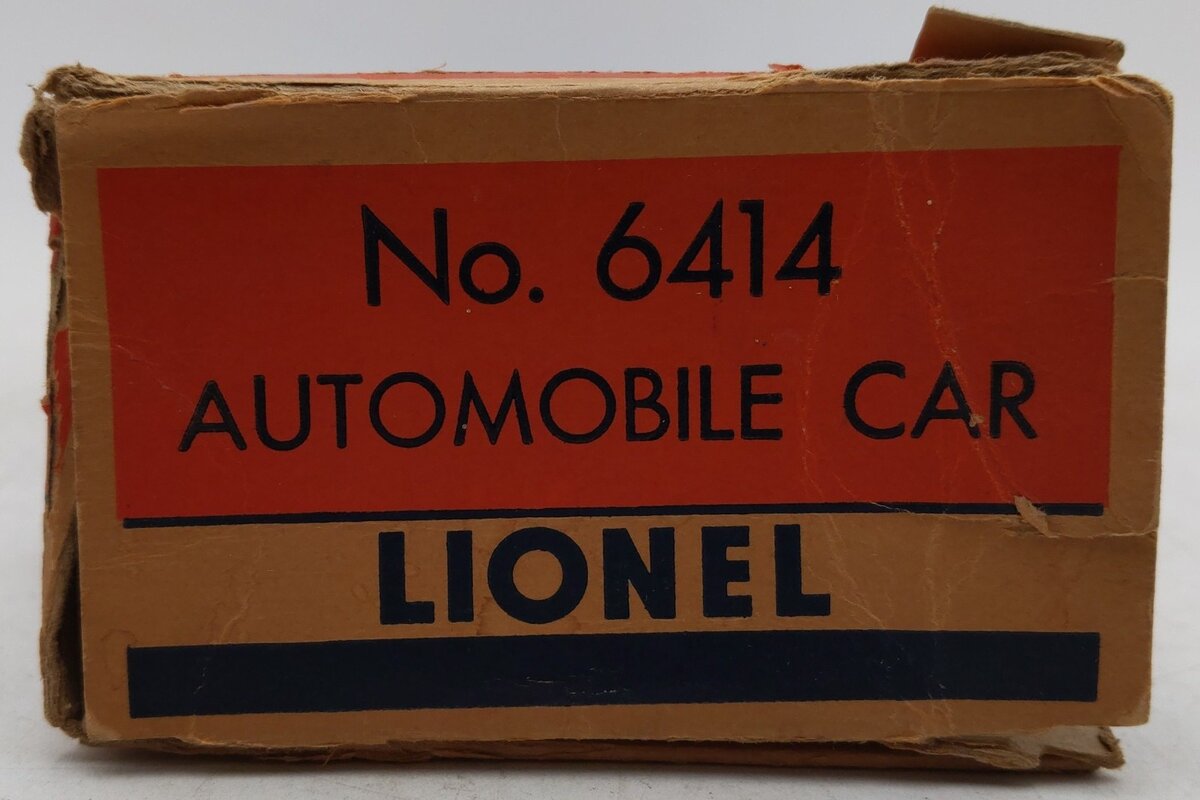 Lionel 6414 Vintage O Gauge Postwar Evans Autoloader with 4 Automobiles VG/Box