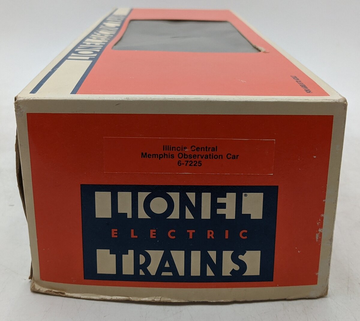 Lionel 6-7225 O Gauge Illinois Central "Memphis" Observation Car #7225 EX/Box