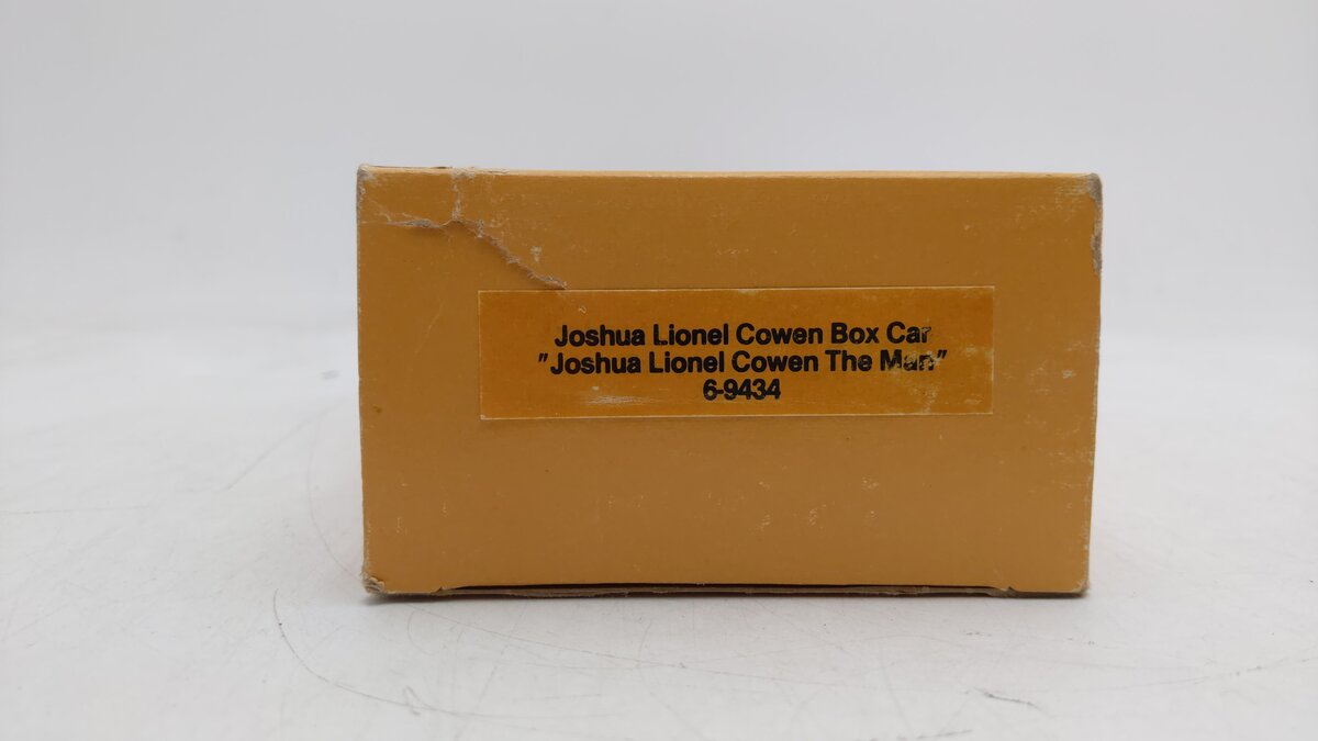 Lionel 6-9434 O Gauge Joshua Lionel Cowen "The Man" Boxcar EX/Box
