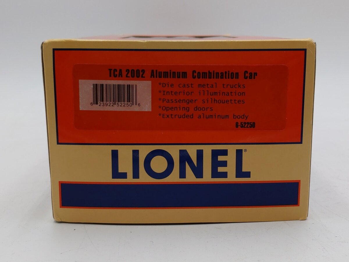 Lionel 6-52250 O Gauge TCA City of Chicago Aluminum Combination Car #2002 LN/Box