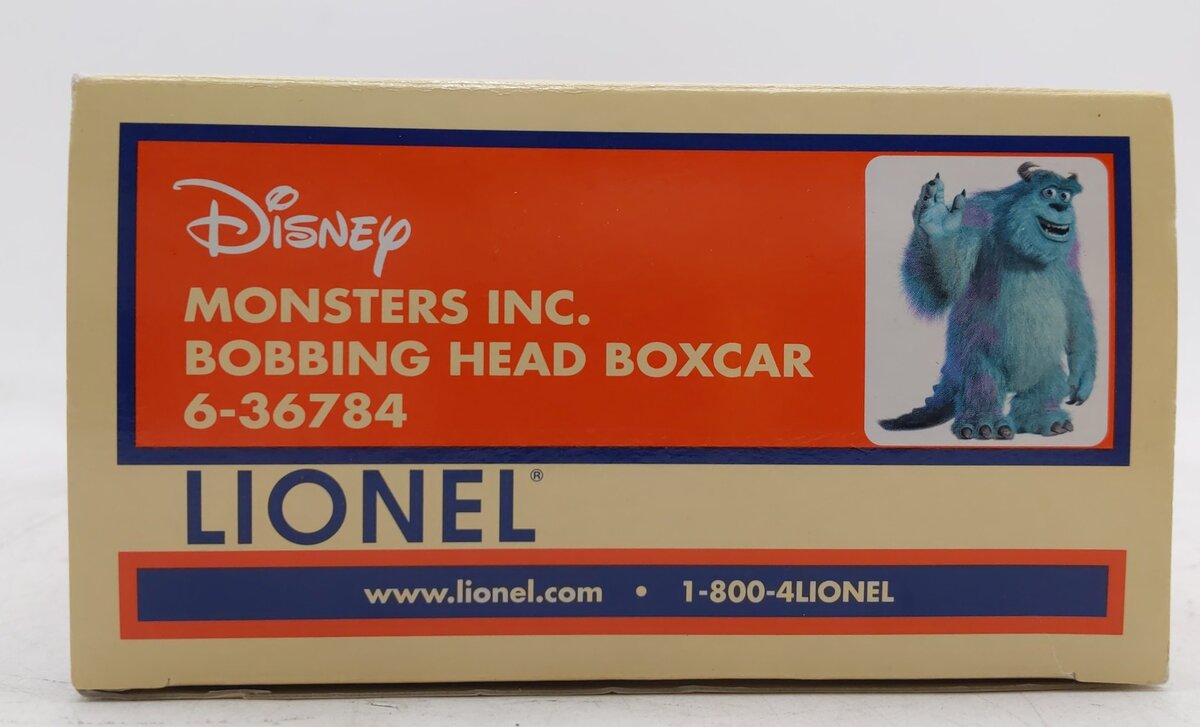 Lionel 6-36784 Disney Monsters Inc. Bobbing Head Boxcar VG/Box