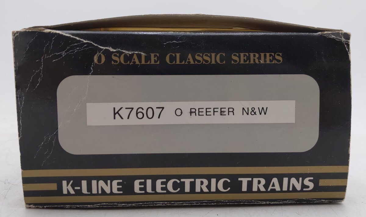 K-Line K7607 O Norfolk & Western Classic Reefer Car VG/Box