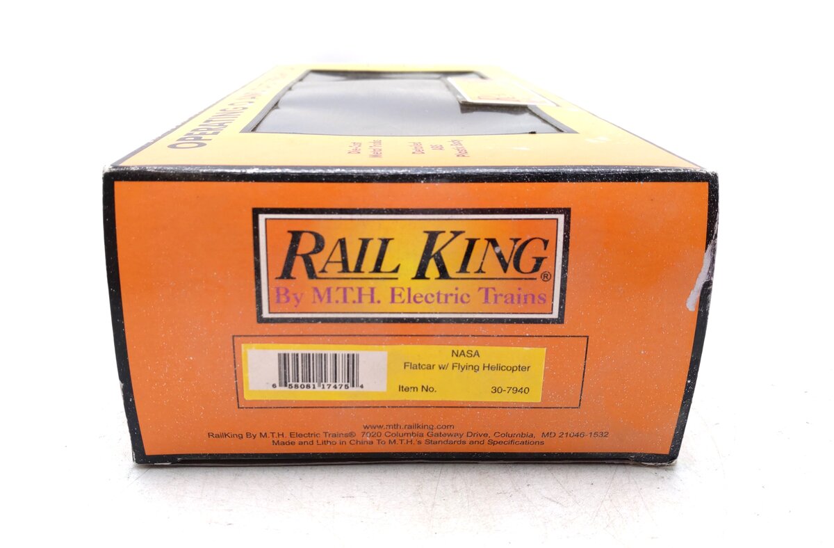 MTH 30-7940 O Gauge NASA Flatcar LN/Box
