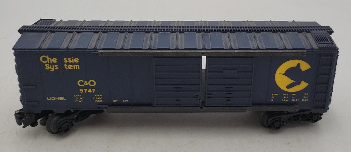 Lionel 6-9747 O Gauge Chessie System Boxcar EX