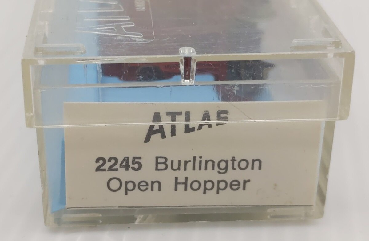 Atlas 2245 N Scale Burlington Hopper Car # 172700 LN/Box