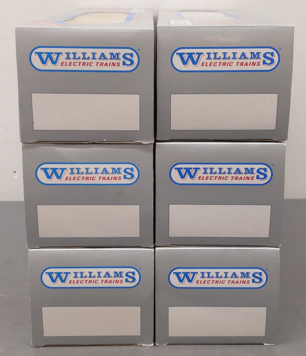 Williams 16101 O Gauge RDG "King Coal" 6-Car 60' Madison Passenger Car Set EX/Box