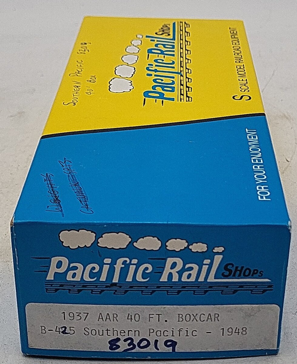 Pacific Rail 1937 AAR 40 Ft Southern Pacific B-425 Boxcar #83019 Kit EX/Box