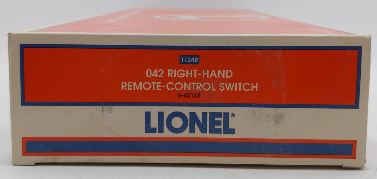 Lionel 6-65168 O27 42" Right Hand Remote Control Switch Turnout VG/Box