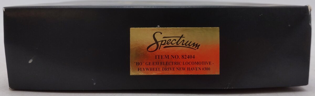 Bachmann 82404 HO New Haven GE E33 Electric Locomotive #306 w/ Flywheel Drive EX/Box