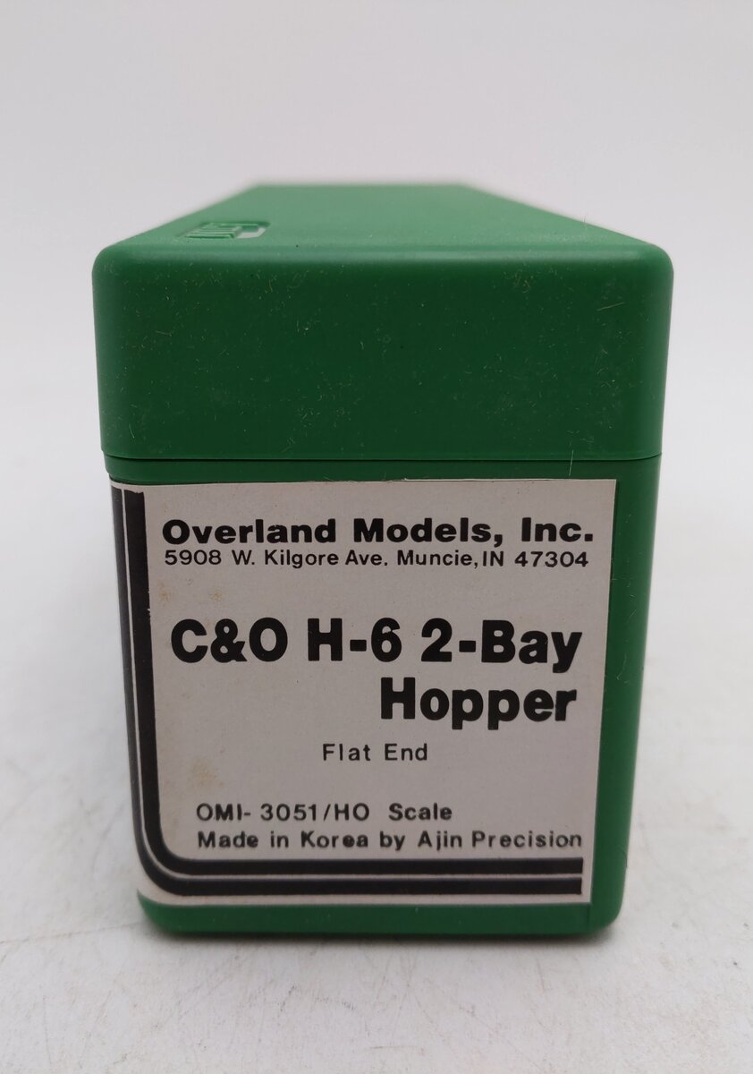 Overland 3051 HO BRASS C&O H-6 2-Bay Hopper - Unpainted EX/Box