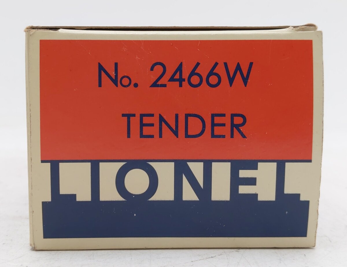 Lionel 2466W Vintage O Operating Whistling Tender VG/Box