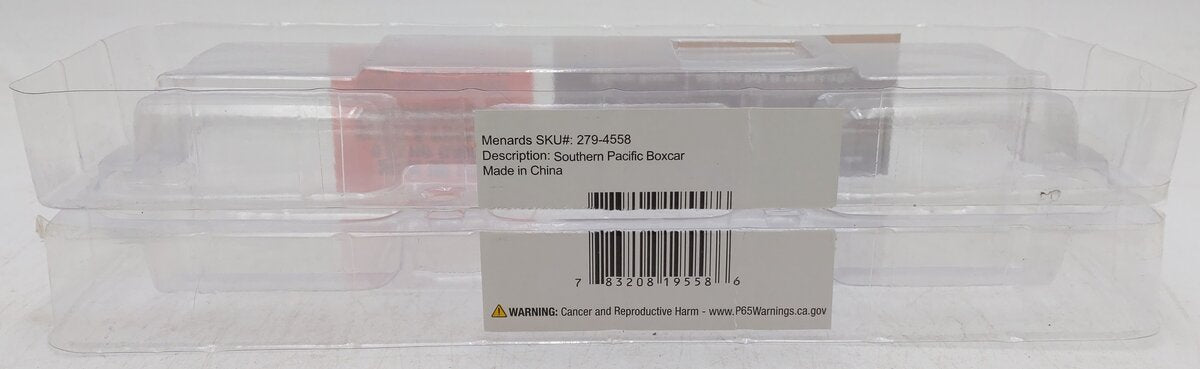 Menards 279-4558 O Gauge Southern Pacific Boxcar #17286 VG/Box